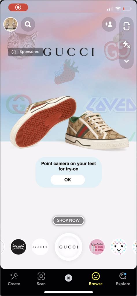 gucci snapchat shoes|Gucci Snapchat.